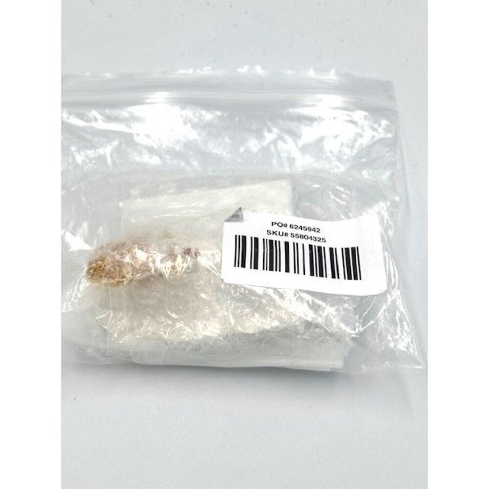 NWT Talbots Gold-Tone Pave Crystal Mug Brooch Pin With Straw & Whipped Cream - Picture 5 of 5